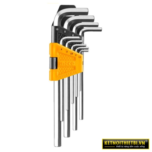 Bộ 9 Chìa Lục Giác 1.5-10mm INGCO HHK11091