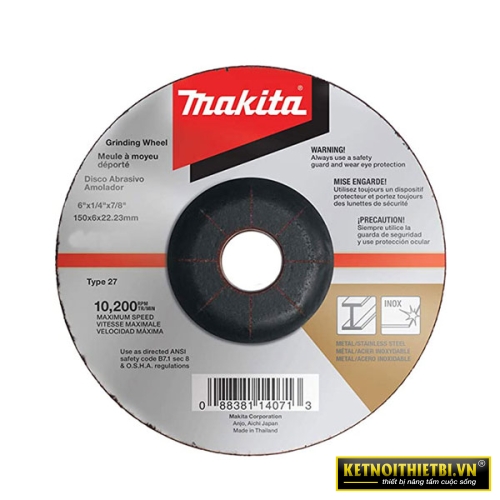 Đá mài inox 150x6x16mm A36P/WA36N Makita A-80846