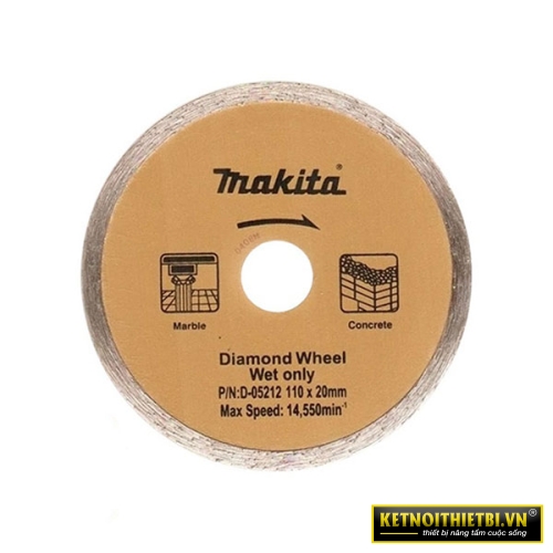 Lưỡi cắt kim cương 110mm Makita D-05212
