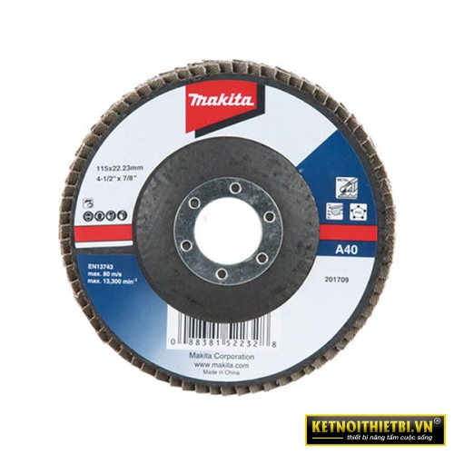 Đĩa nhám xếp sợi thủy tinh 125×22.23mm Makita D-63498