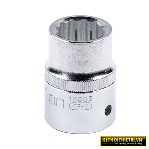 Đầu tuýp 12 cạnh 3/4in &#8211; 21mm Sata 16603