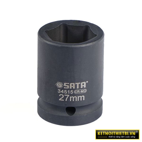 Đầu tuýp đen 6 cạnh 3/4in &#8211; 27mm Sata 34515