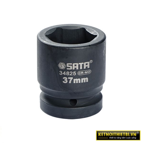 Đầu tuýp đen 6 cạnh 1in &#8211; 37mm Sata 34825