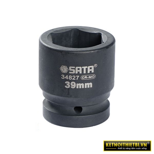 Đầu tuýp đen 6 cạnh 1in &#8211; 39mm Sata 34827