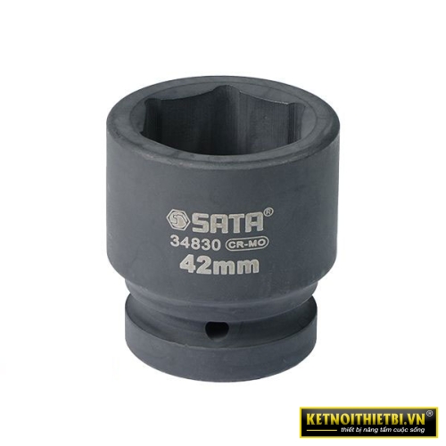 Đầu tuýp đen 6 cạnh 1in &#8211; 42mm Sata 34830