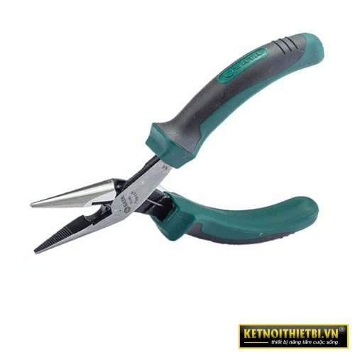 Kềm điện cách điện nhỏ mũi nhọn 5in Sata 70612A