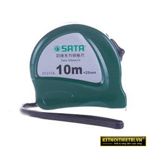 Thước cuốn thép 10m Sata 91317A