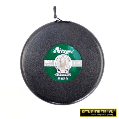 Thước dây sợi thủy tinh 50m Sata 91363