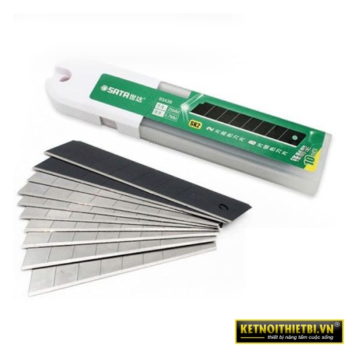 Lưỡi dao rọc giấy thép SK2 25mm Sata 93438