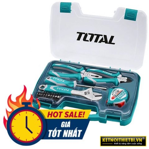 Bộ dụng cụ cầm tay 25 chi tiết Total THKTHP90256
