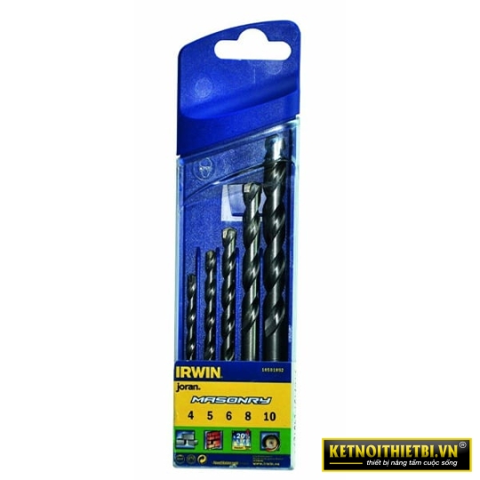 Bộ mũi khoan bê tông đuôi trụ 5 cây IRWIN 10501892