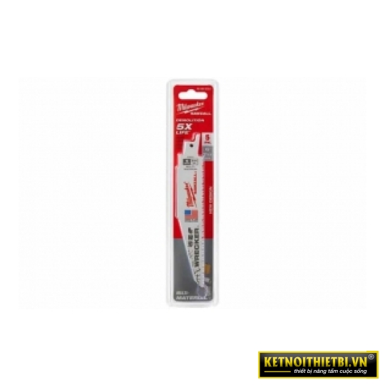 Lưỡi Cưa kiếm đa năng WRECKER T8-150.24mm (Bộ 5 lưỡi)  Milwaukee - 48-00-5701