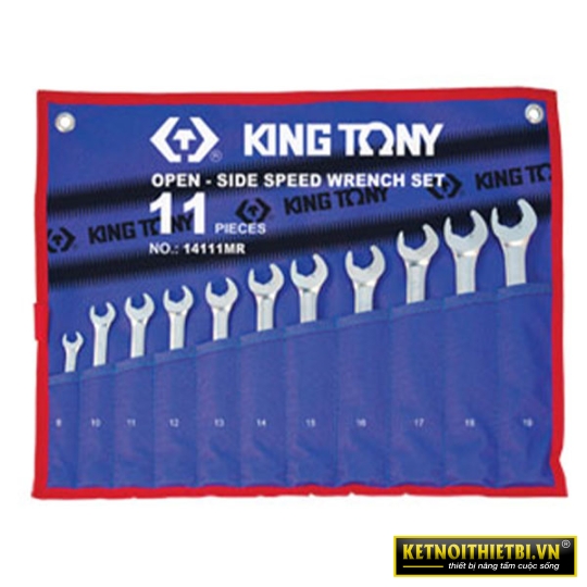 Bộ cờ lê vòng miệng 11 chi tiết 8-19mm Kingtony 14111MR