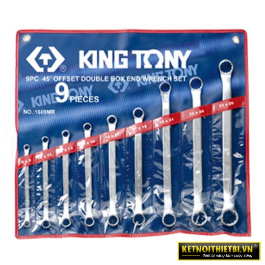 Bộ cờ lê vòng 9 chi tiết 8-26mm Kingtony 1609MR