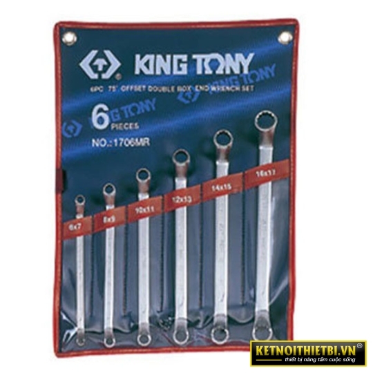 Bộ cờ lê vòng 6 chi tiết 6-17mm Kingtony 1706MR