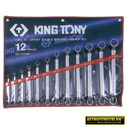 Bộ cờ lê vòng 12 chi tiết 6-32mm Kingtony 1712MR