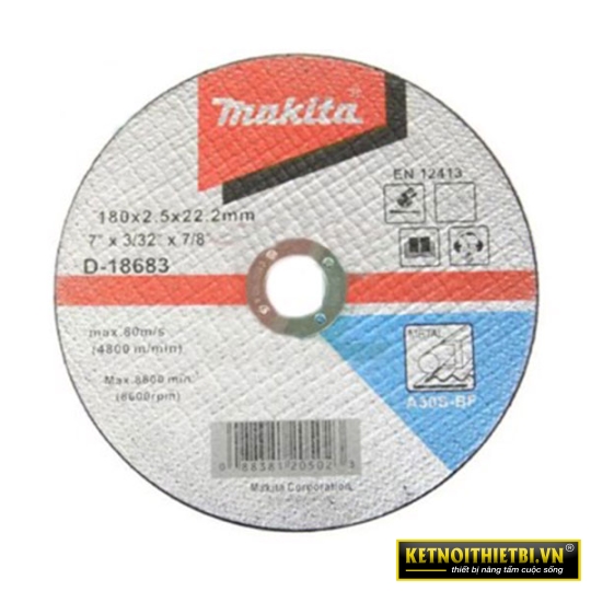 Đá cắt sắt A30S 180&#215;2.5&#215;22.23mm Makita D-18683