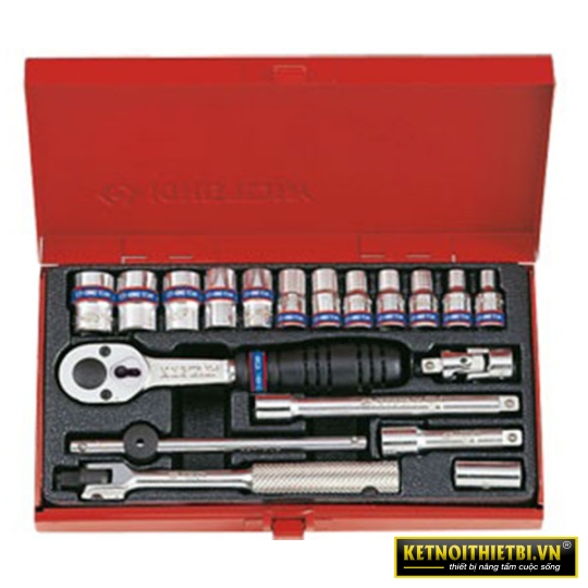 Bộ tuýp 1/4&#8243; 19 chi tiết Kingtony 2021MR