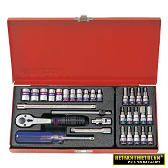 Bộ tuýp 1/4&#8243; 31 chi tiết Kingtony 2031MR