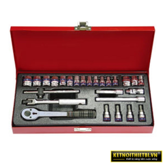 Bộ tuýp 1/4&#8243; 26 chi tiết Kingtony 2526CR