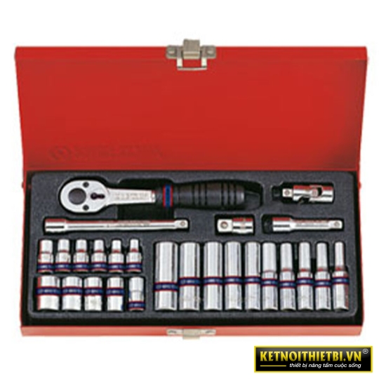 Bộ tuýp 1/4&#8243; 26 chi tiết Kingtony 2526SR