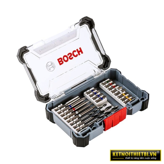 Bộ mũi khoan, vặn vít Pick & Click 20 món Bosch 2608522422