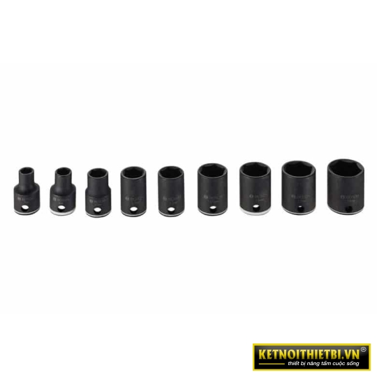 Bộ 9 đầu khẩu 3/8&#8221; Bosch 2608551098