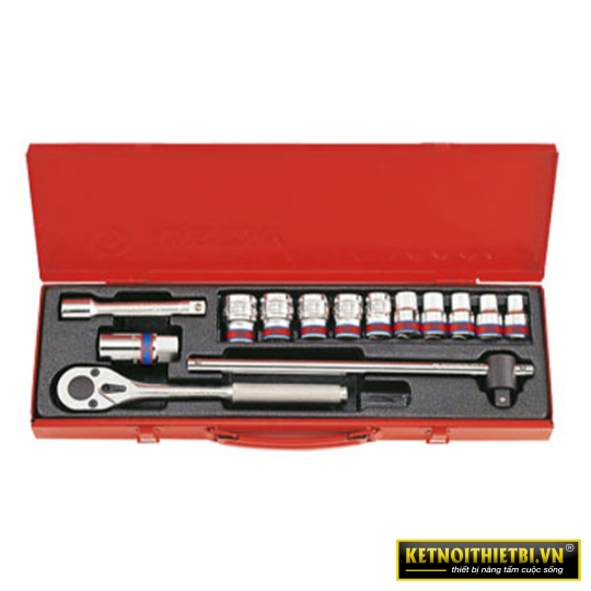 Bộ tuýp 1/2&#8243; 14 chi tiết Kingtony 4012SR