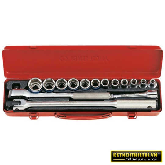 Bộ tuýp 1/2&#8243; 15 chi tiết Kingtony 4501MR