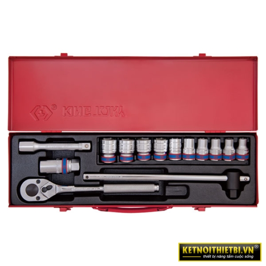 Bộ tuýp 1/2&#8243; 14 chi tiết Kingtony 4512SR