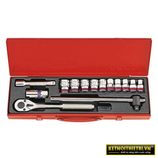 Bộ tuýp 1/2&#8243; 14 chi tiết Kingtony 4514MR01