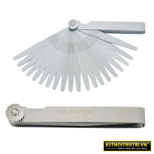 Bộ dưỡng đo độ dày 0.05-1mm 20 lá Kingtony 77340-20