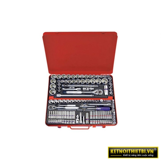 Bộ tuýp 1/2&#8243;,1/4&#8243;,3/8&#8243; 135 chi tiết Kingtony 9033CR