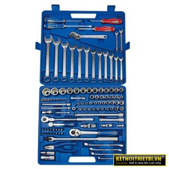 Bộ tuýp 1/2&#8243;,1/4&#8243;,3/8&#8243; 107 chi tiết Kingtony 9507MR