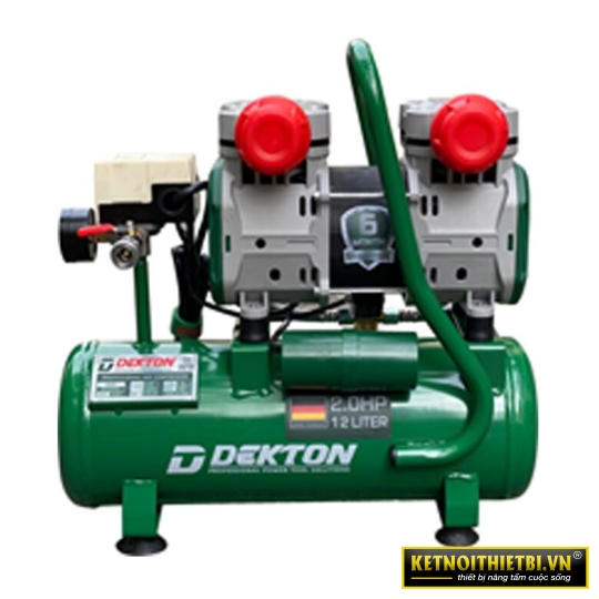 Máy nén khí 2.0HP 12L đầu thấp tua nhanh Dekton DK-AC3912