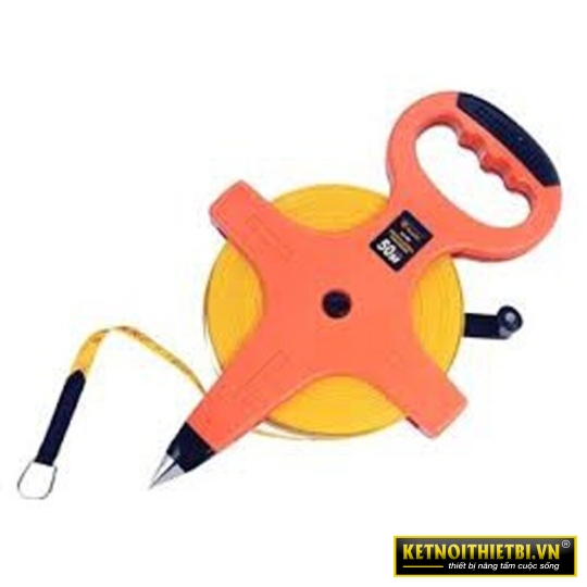 Thước dây sợi thủy tinh tay quay 30m Asaki AK-0394