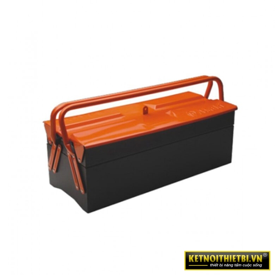 Thùng đồ nghề bằng sắt 2 ngăn 50x20x18cm Asaki AK-9956