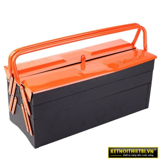 Thùng đồ nghề bằng sắt 3 ngăn 50x20x23cm Asaki AK-9957
