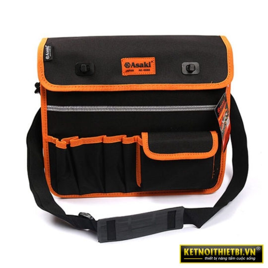 Túi đeo vai trung đựng đồ nghề chống thủng Asaki AK-9988