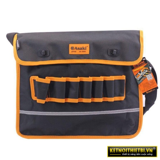 Túi đeo vai lớn đựng đồ nghề chống thủng Asaki AK-9989