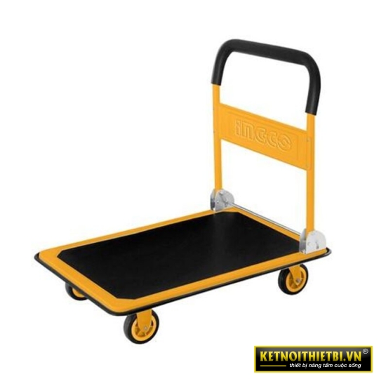 Xe đẩy hàng 4 bánh gấp gọn 150kg INGCO HPHT11502