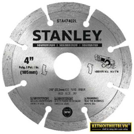 Lưỡi cắt gạch 4&#8243;(105mm) x 0.080 x 7 x 20mm Stanley STA47402L