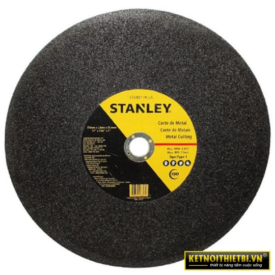 Đá cắt sắt 355 x 3 x 25.4mm Stanley STA8011R