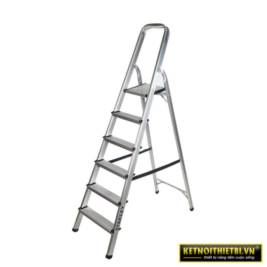 Thang xếp nhôm 6 bậc Stanley SXLDAL-006
