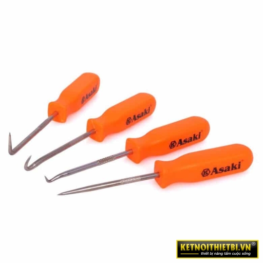Bộ dụng cụ tháo phốt chặn 4 cây &#8211; 5&#8243;/125mm Asaki AK-1084