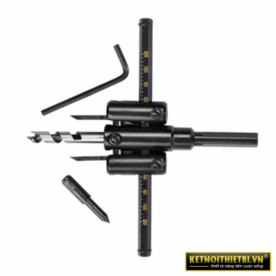 Mũi khoét lỗ gỗ và thạch cao 30mm &#8211; 120mm Asaki AK-3678