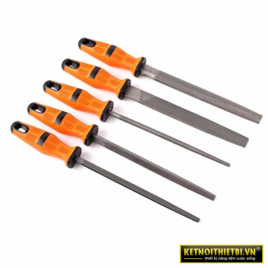 Bộ giũa sắt 5 cây 10&#8221;/250mm Asaki AK-3767