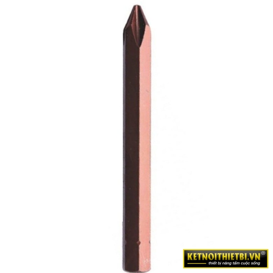 Mũi vít đóng (+)(thép hợp kim S2) #3 x 80mm Asaki AK-7188