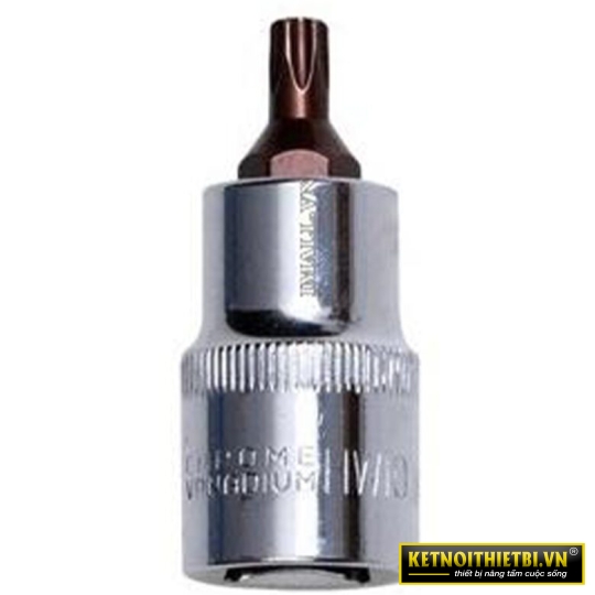 Đầu tuýp gắn mũi bông 6 cạnh (thép hợp kim cao cấp S2) T35 x 55mm Asaki AK-7305