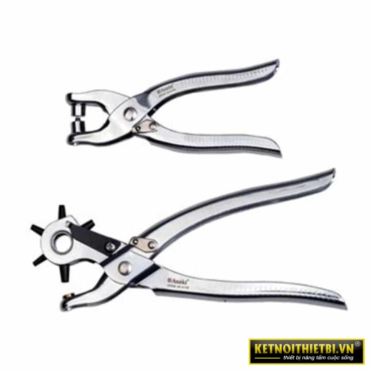 Bộ kềm bấm lỗ và khoen 2.5 &#8211; 5mm Asaki AK-8159